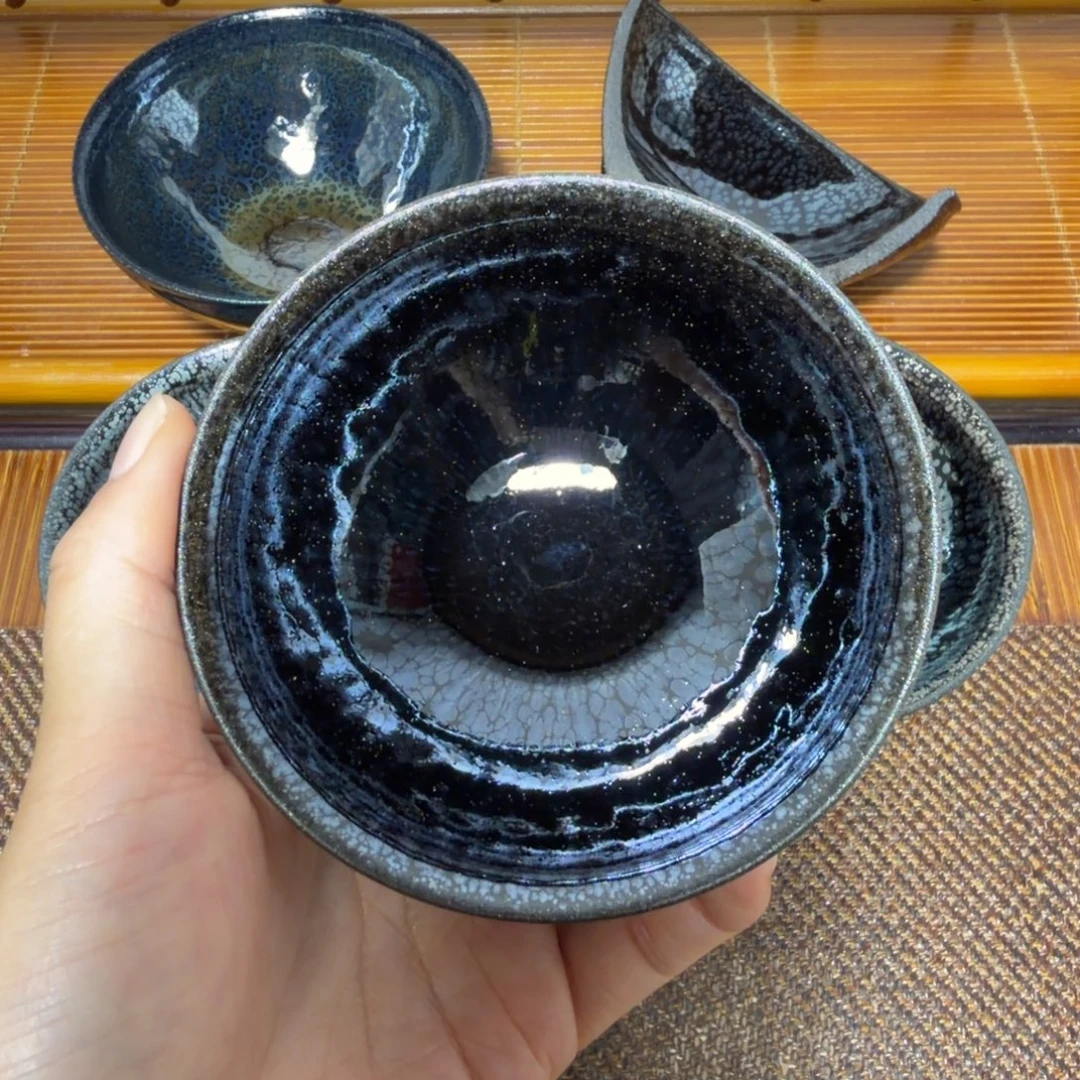 茶盏建盏手工制作主人杯茶杯的