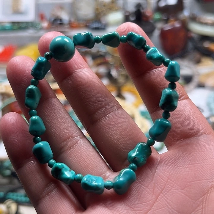 绿松石未镶嵌挂件