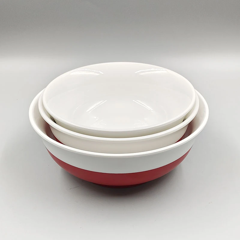 a5密胺仿瓷加厚8寸双色面碗馄饨米线碗渔拌面麻辣烫碗餐饮面馆