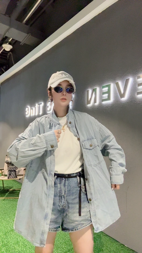 【孙老板】2025夏季新款 72110牛仔衬衫