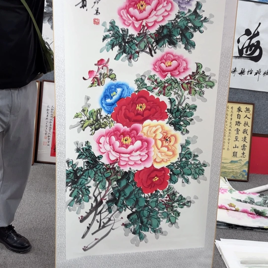 国画国画作品多次