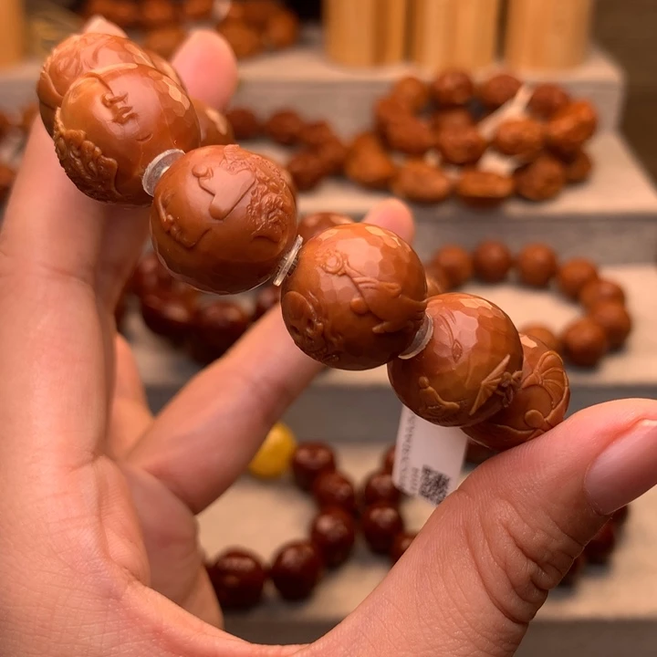 手串/手链橄榄核1.7一实无相佛钻石面