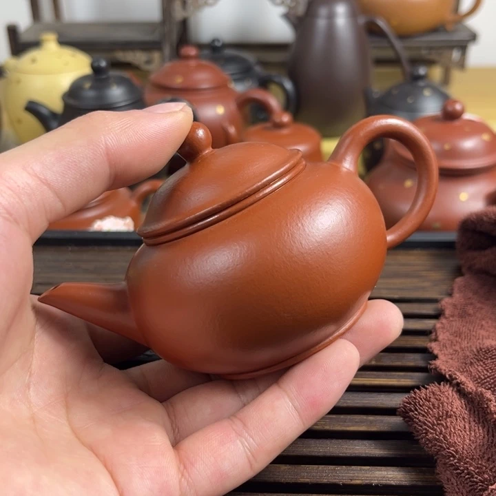 紫砂茶壶常**民原矿紫砂半手工制作