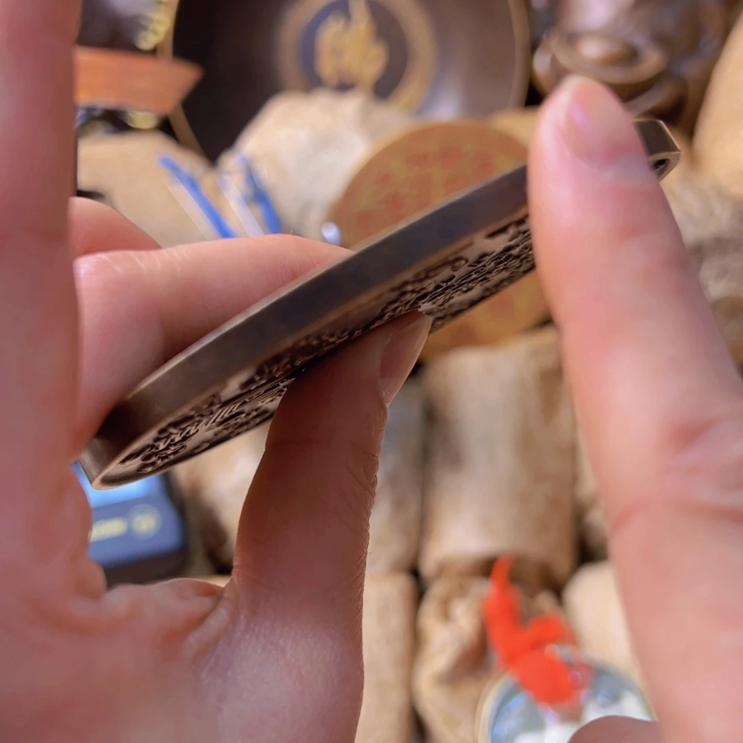 原矿风磨铜铜镜一个