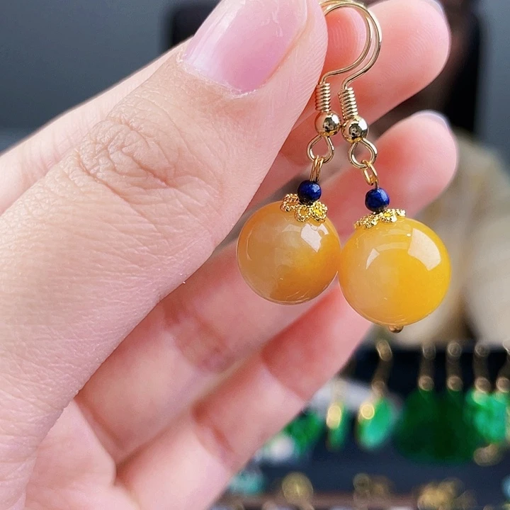 翡翠耳饰未镶嵌饰品