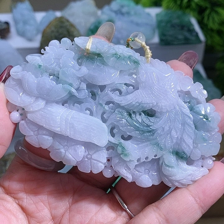 【闪购商品】翡翠挂件未镶嵌凤凰