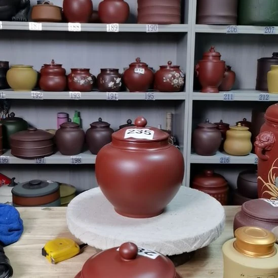 紫砂茶叶罐一斤装吸力罐全手工处理不退不换235