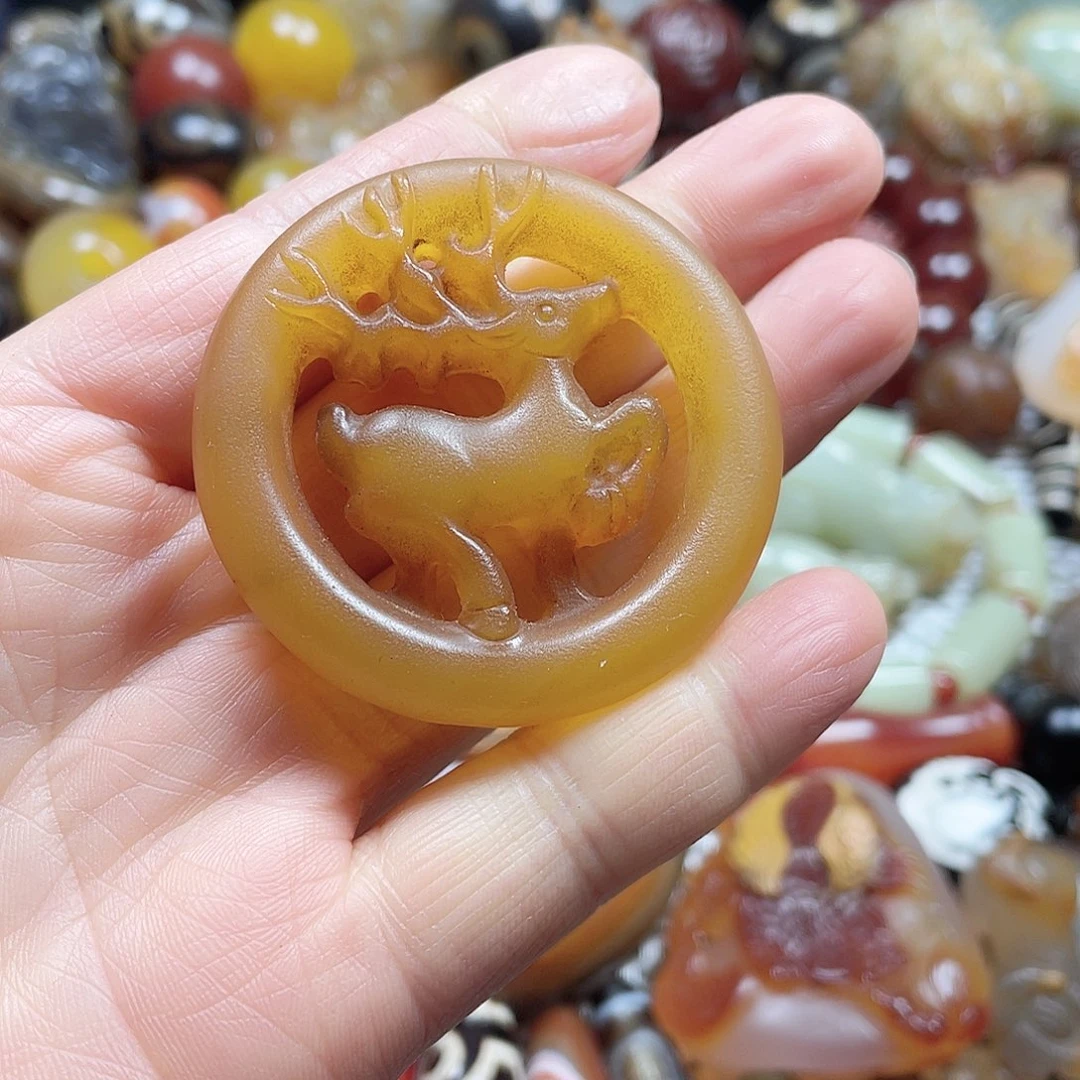 玛瑙/玉髓挂件未镶嵌