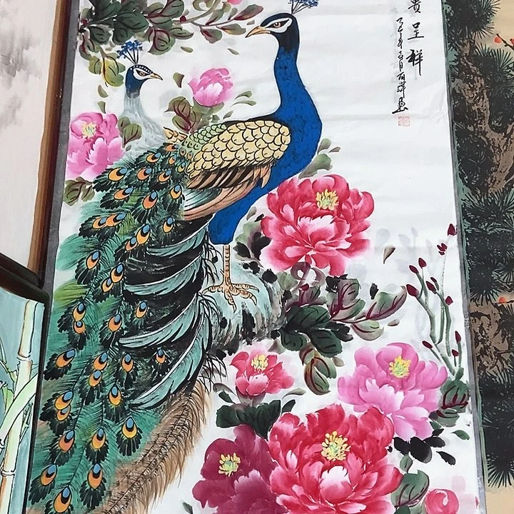 小周画廊的直播间