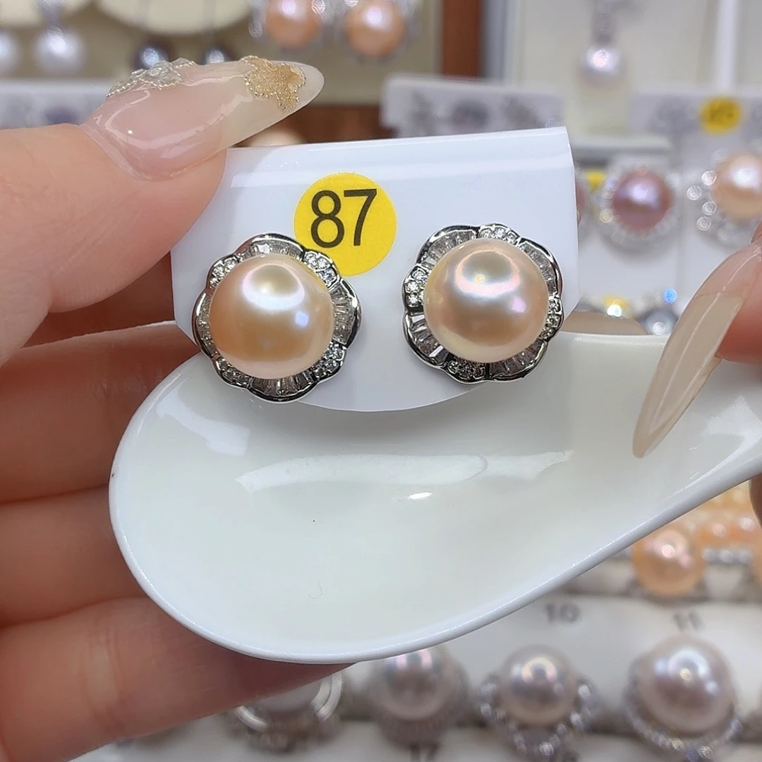 耳饰淡水珍珠未镶嵌F