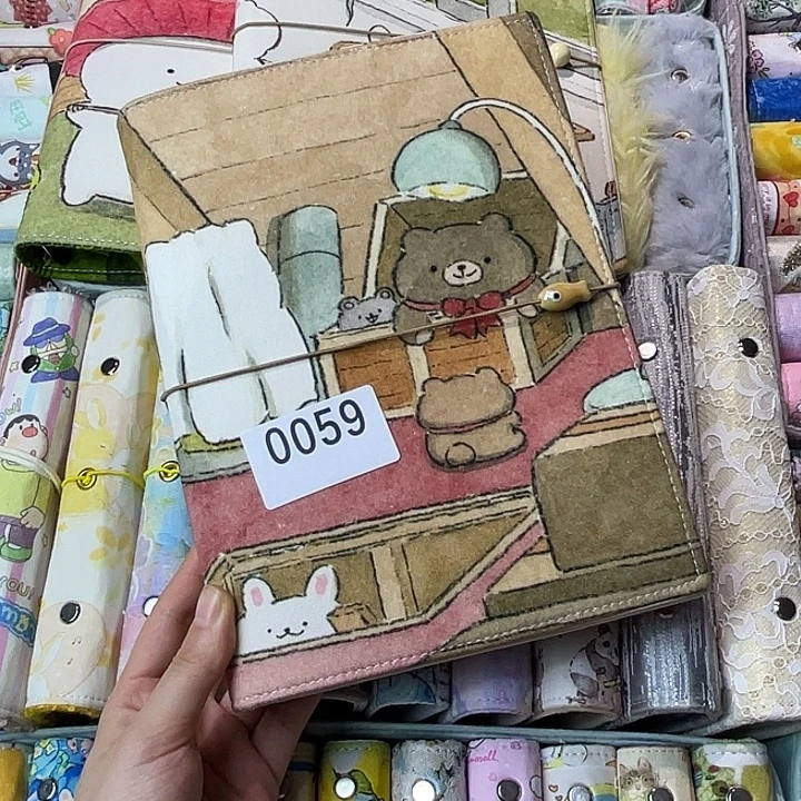 织绣A5活页不加纸0059