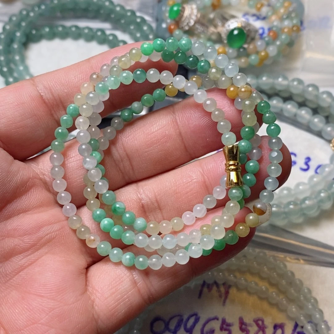 【闪购商品】定制翡翠未镶嵌翡翠定制手链