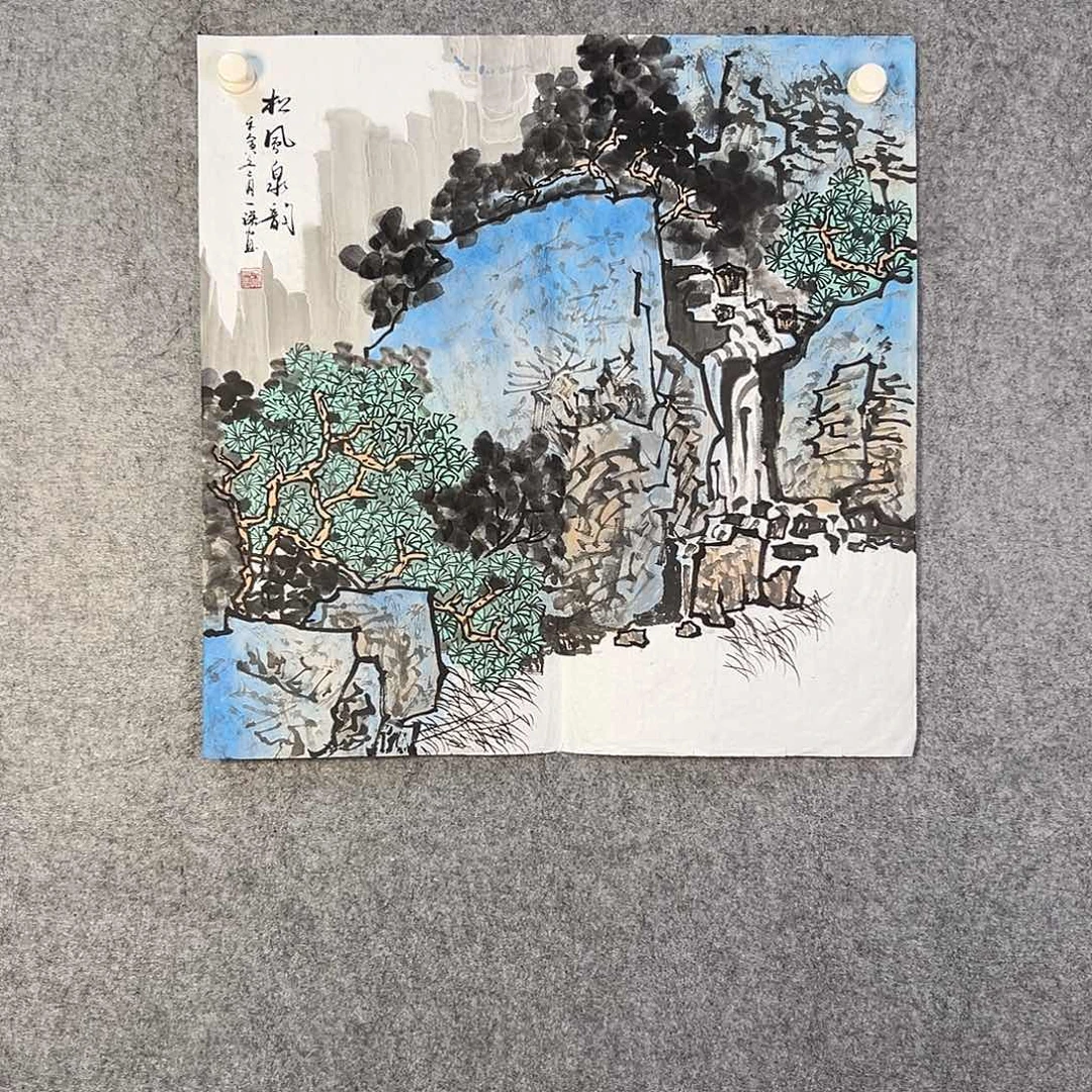 国画600 牡丹等植物生长于这里生长较
