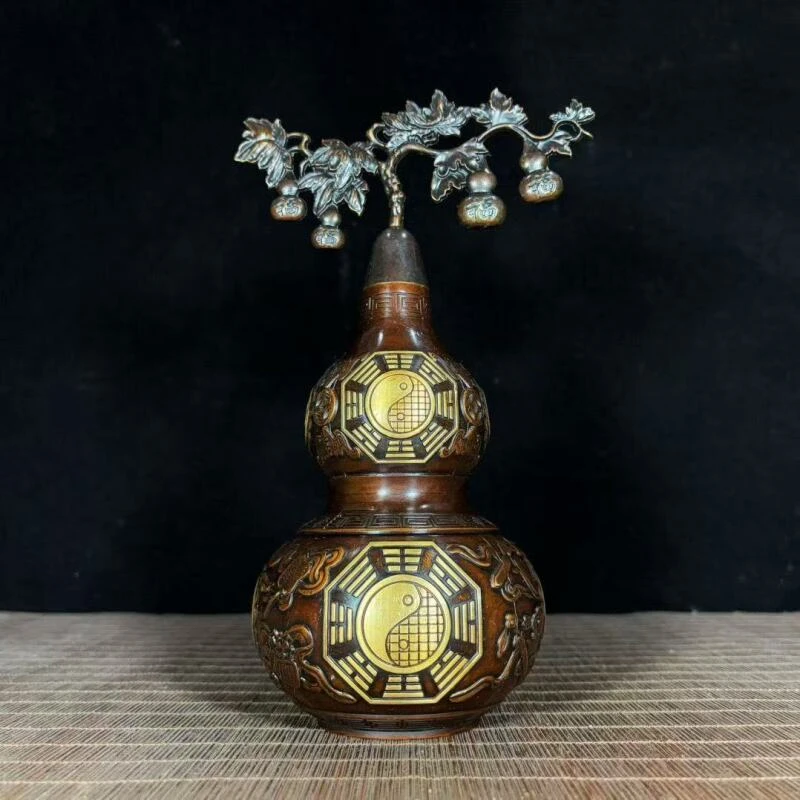 精工铜摆件八卦葫芦0003