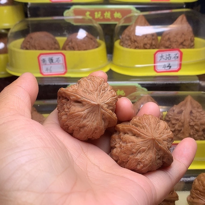 把件文玩核桃平谷凹底