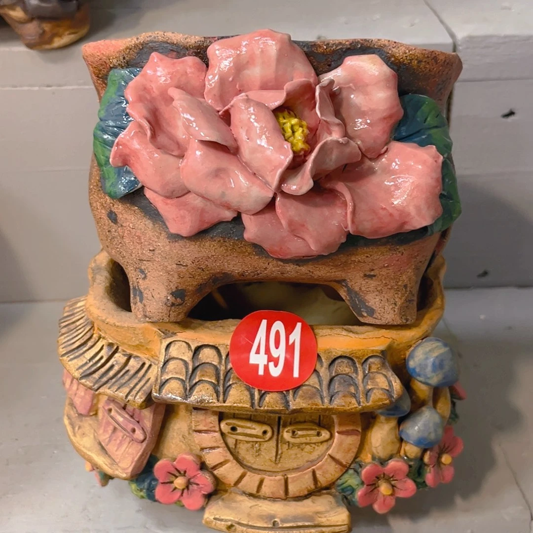 491 号陶然花器多肉花盆厂家直销