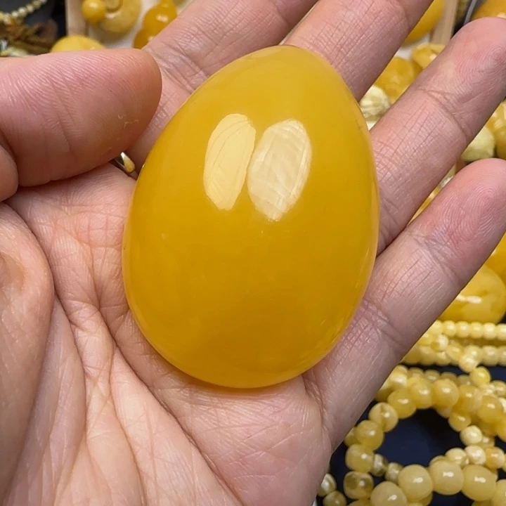 蜜蜡未镶嵌毛衣链天然蜜蜡