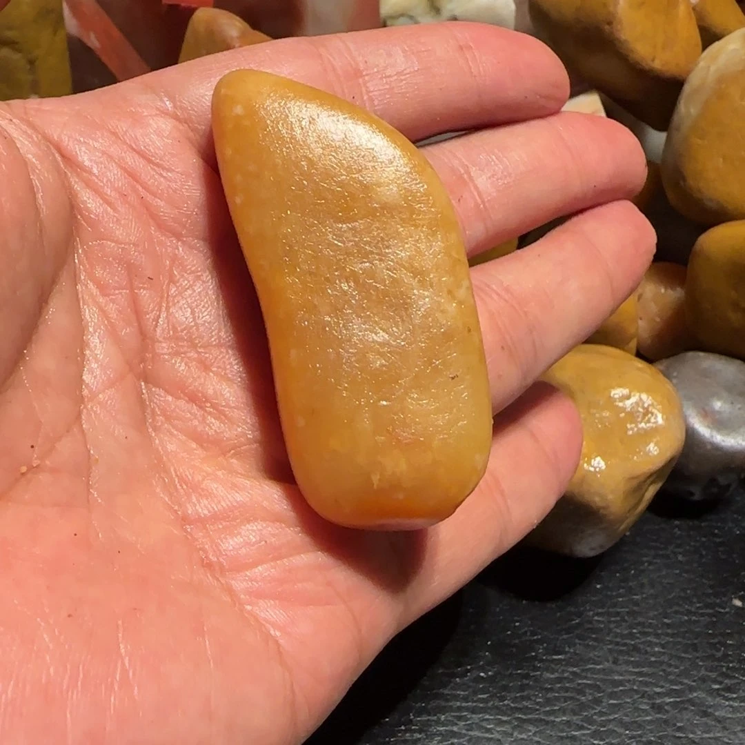 老挝石青*房田黄原石，