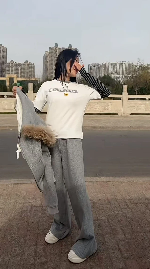 加绒假两件 A  9532