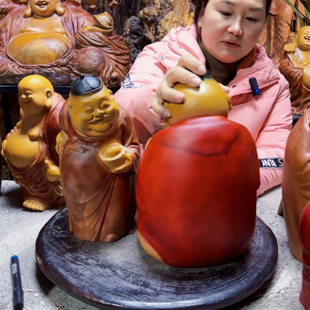 晶***石香樟木两个地主香樟木