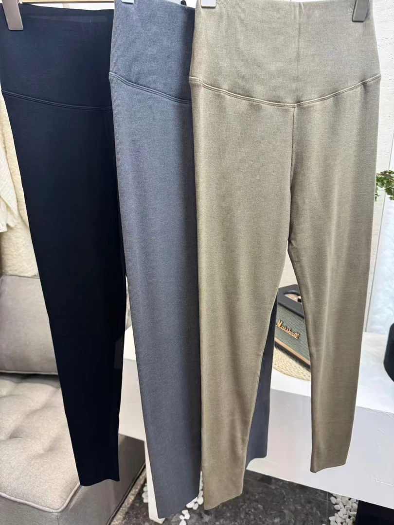 新款德绒打底裤女秋裤时尚收腹轻塑加绒苏服裸感女打底裤NO退换