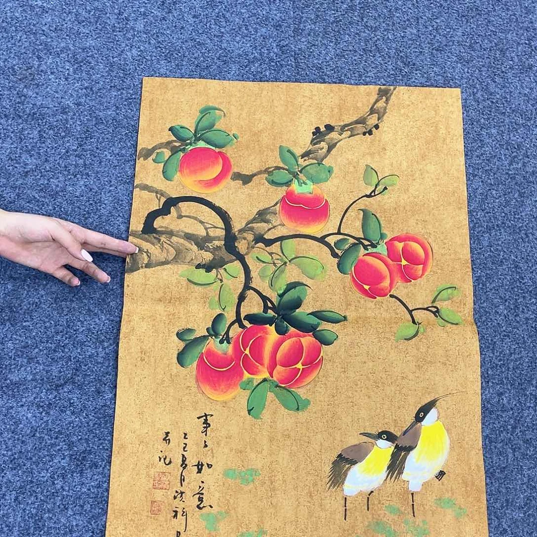 国画作品小姐姐放漏…