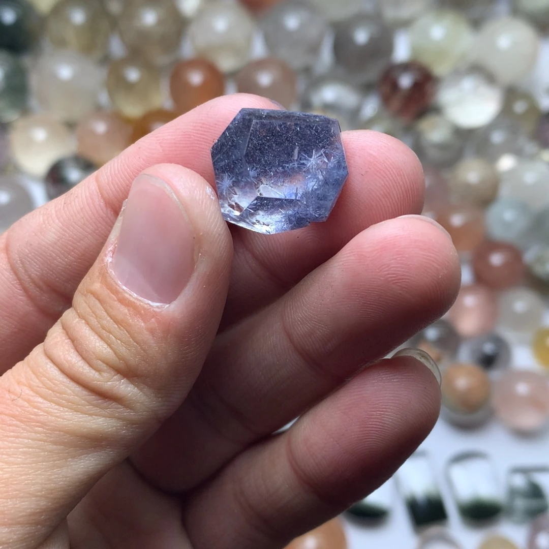 水晶珠宝半成品未镶嵌?****主蓝发随行