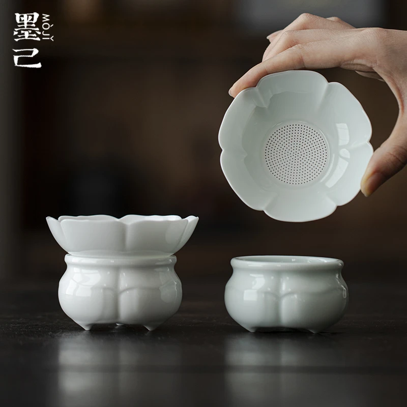 墨己 百搭花型茶漏组