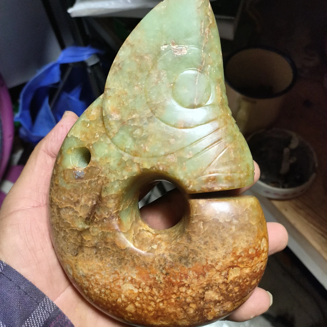 河磨奇石猪龙形器型件