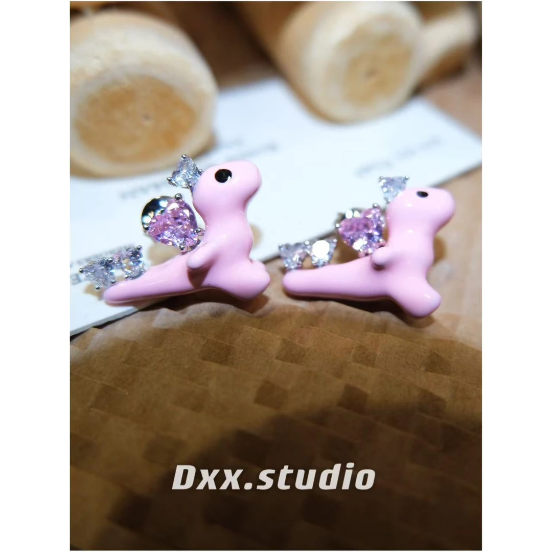 铜合金耳饰 DXX小晰饰品-新品-【恐龙】耳饰42453