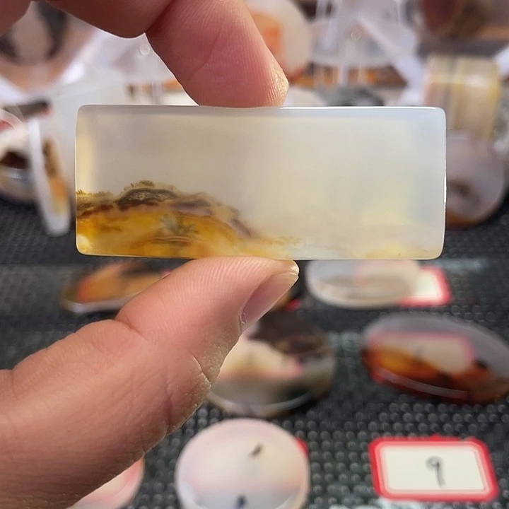 玛瑙/玉髓合金颈饰