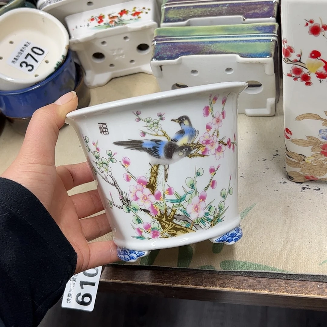 紫砂花盆451号瑕疵14.5/11.5cm