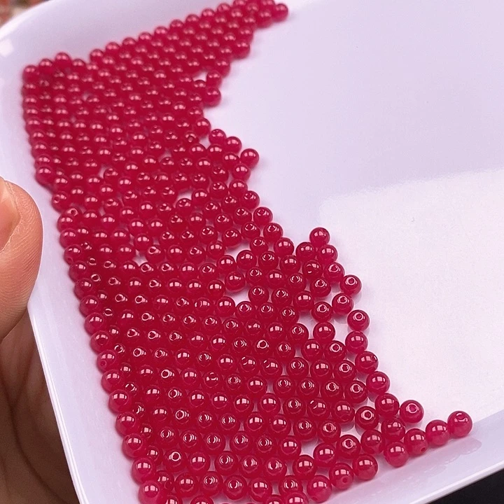 未镶嵌卡4红宝石100个玛瑙/玉髓