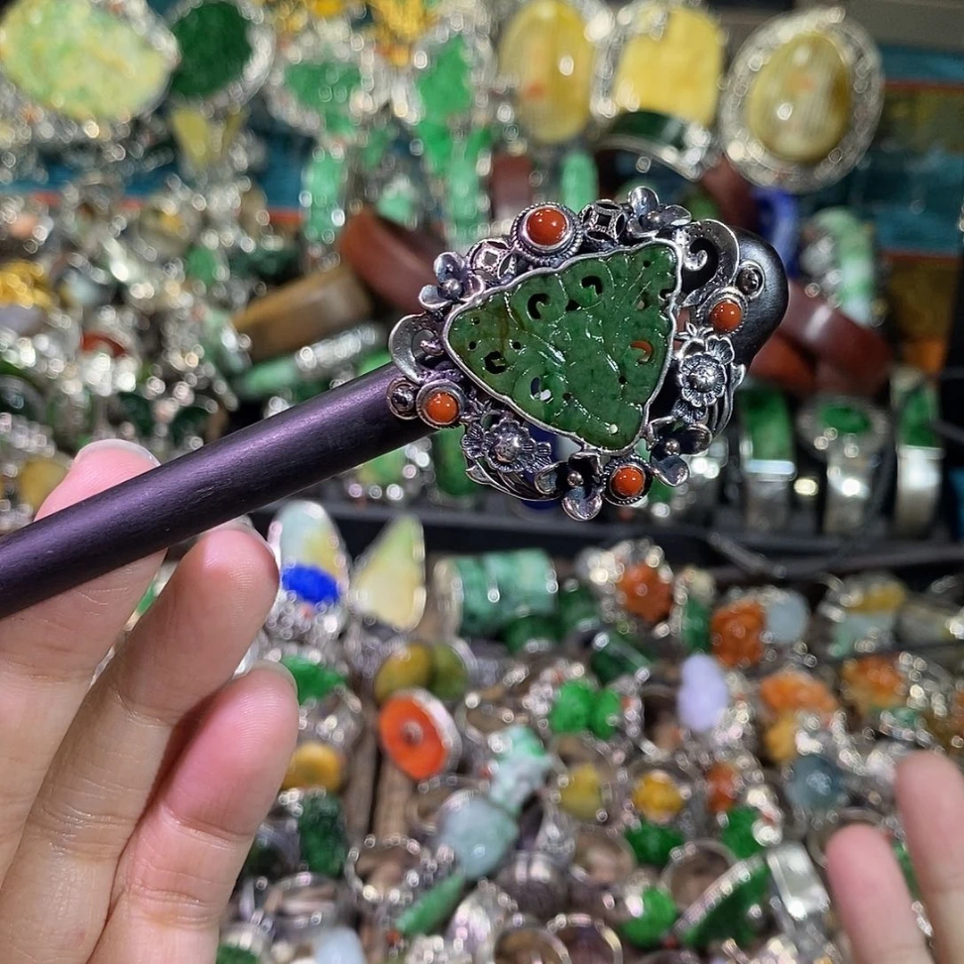 无磁石发簪炸炸炸