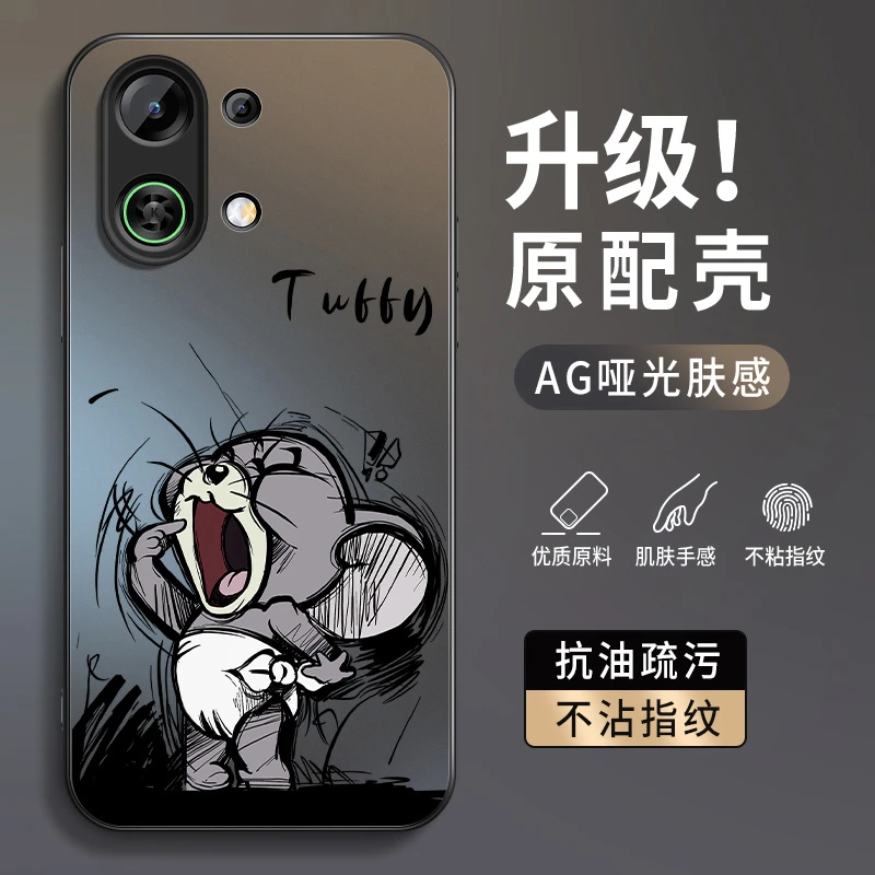 OPPOK13turbo手机壳磨砂k13turbopro软外硅胶保护套适用汤姆杰瑞