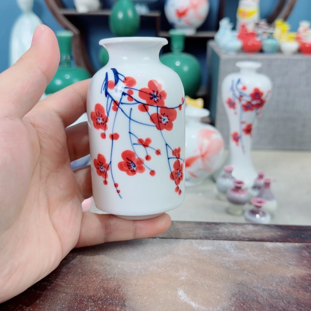 陶瓷手工小花器摆件