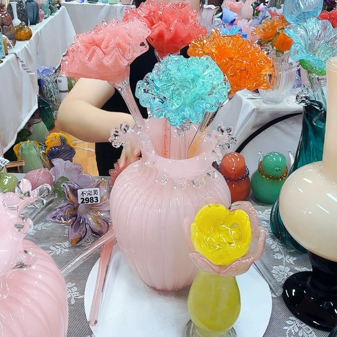 4花1瓶送荷花微瑕加小瓶