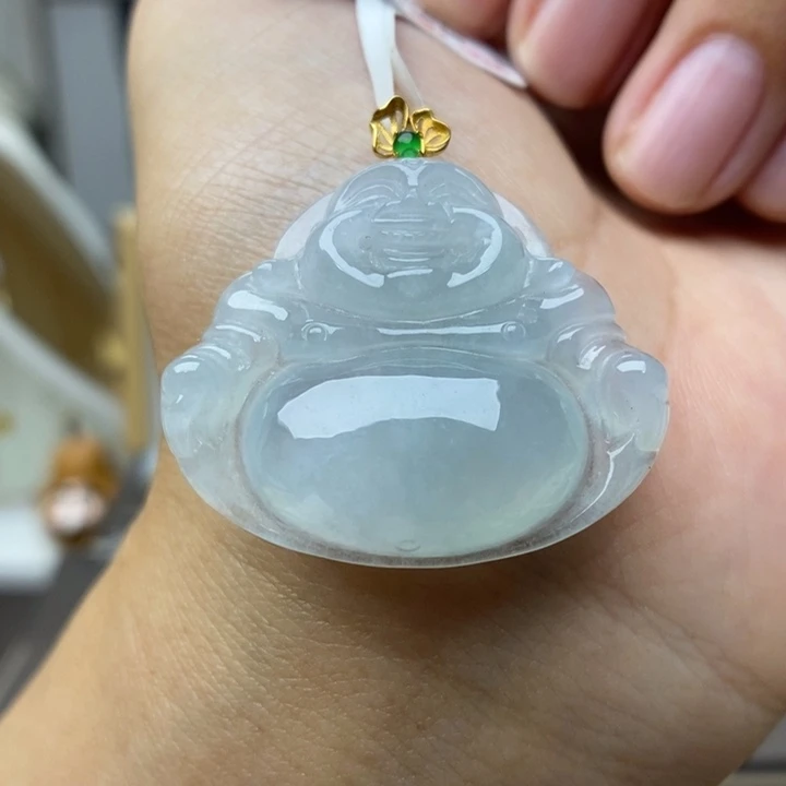 【闪购商品】颈饰18K金镶嵌翡翠31