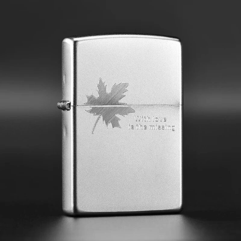 ZIPPO/之宝打火机正版磨砂标志定制刻字正品煤油火机送礼男士DYJ1