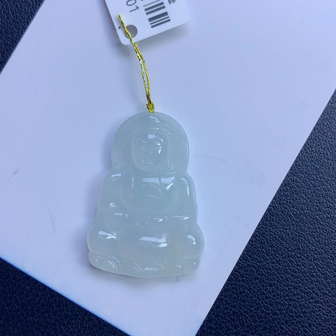 颈饰未镶嵌翡翠观音
