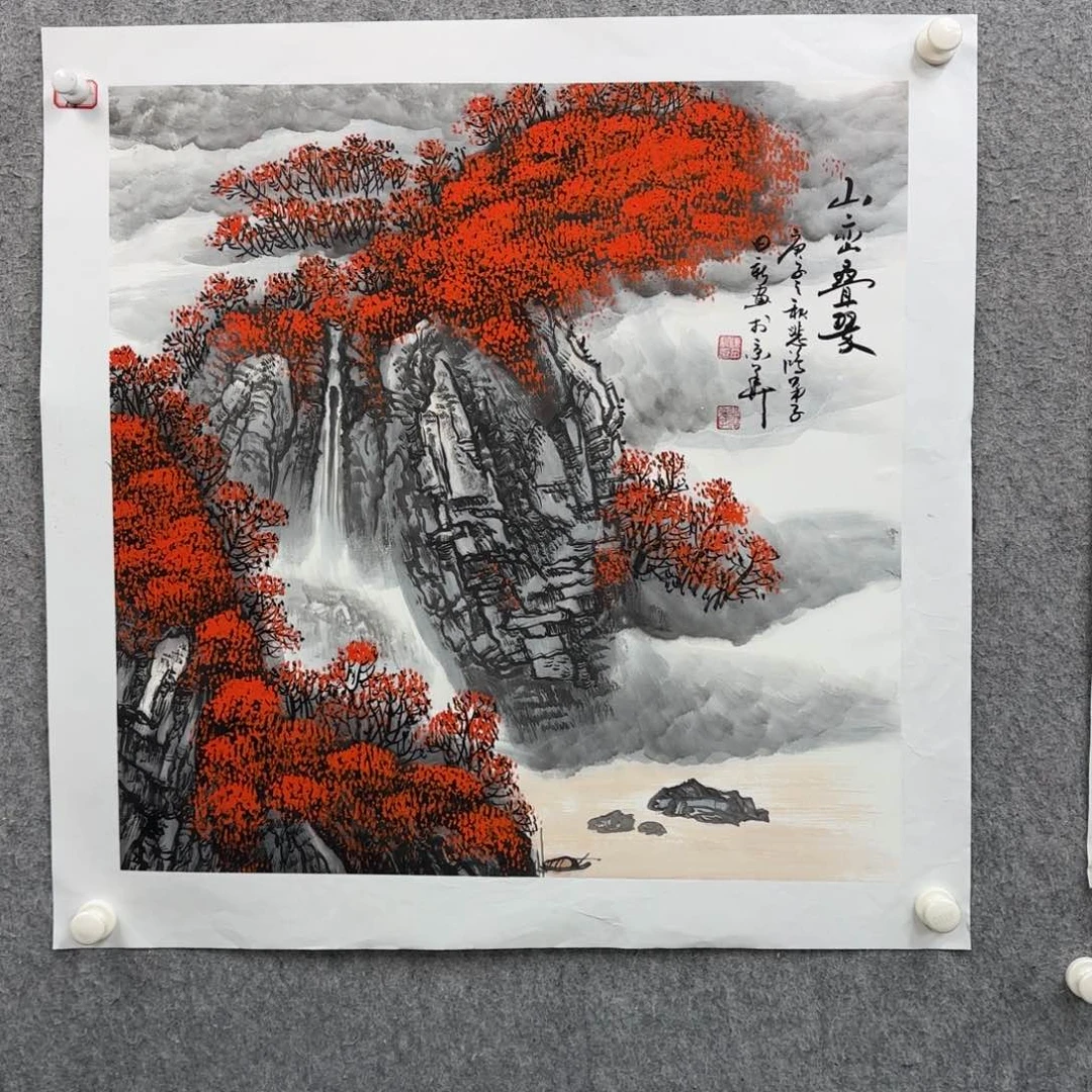 书法作品多次参加