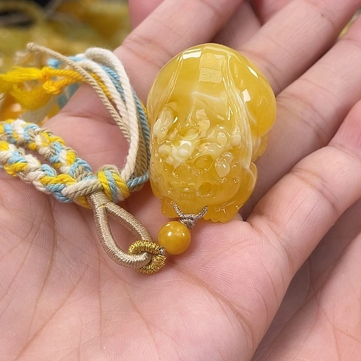 琥珀未镶嵌珠宝奇石琥珀h60
