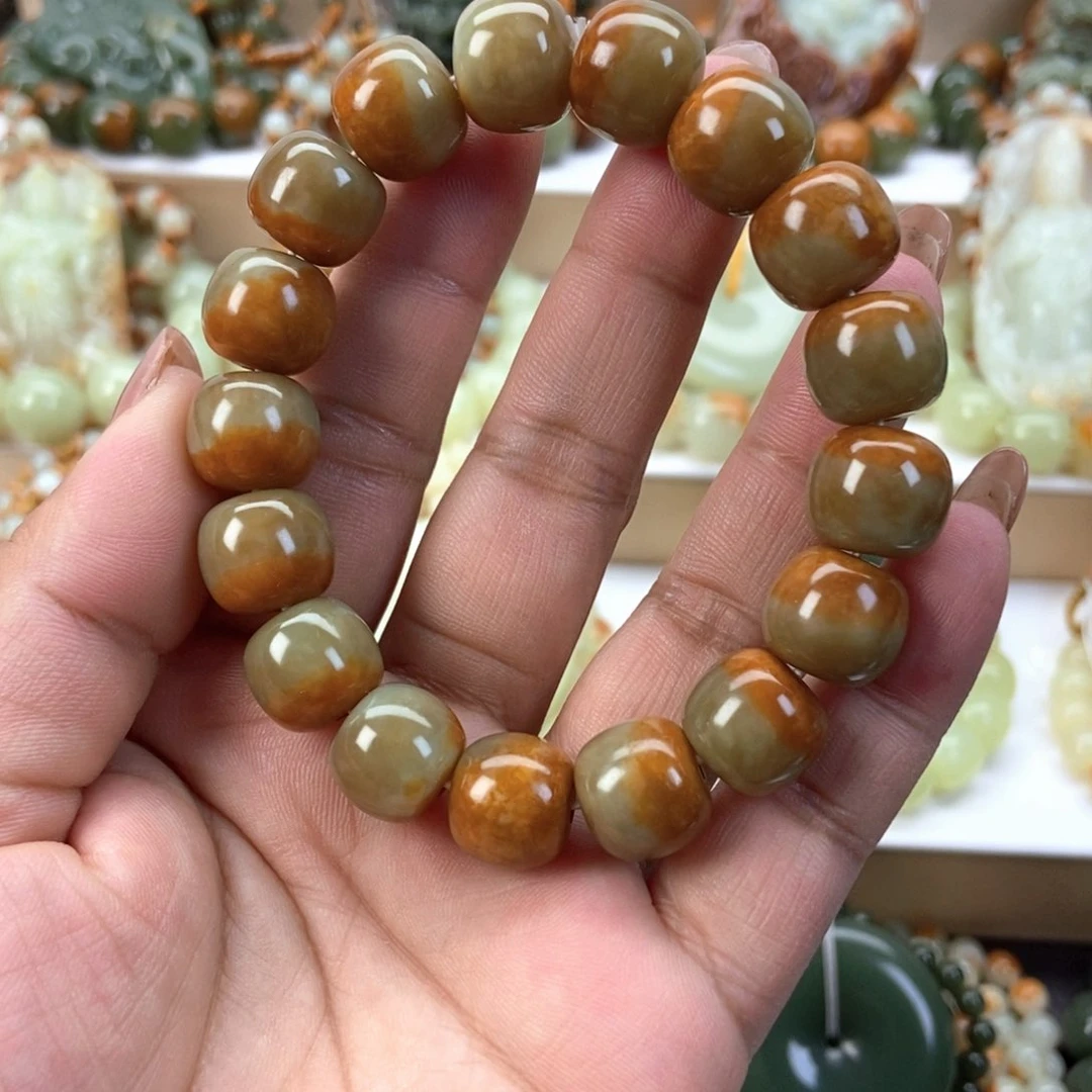 透闪石质玉手串未镶嵌