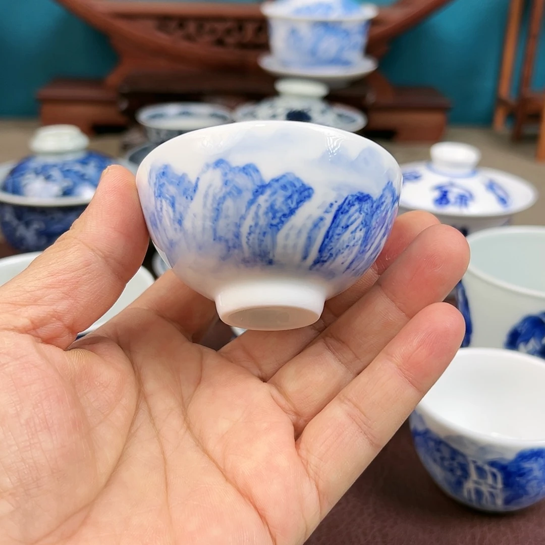 杯子.*海景德镇陶瓷茶器主人杯
