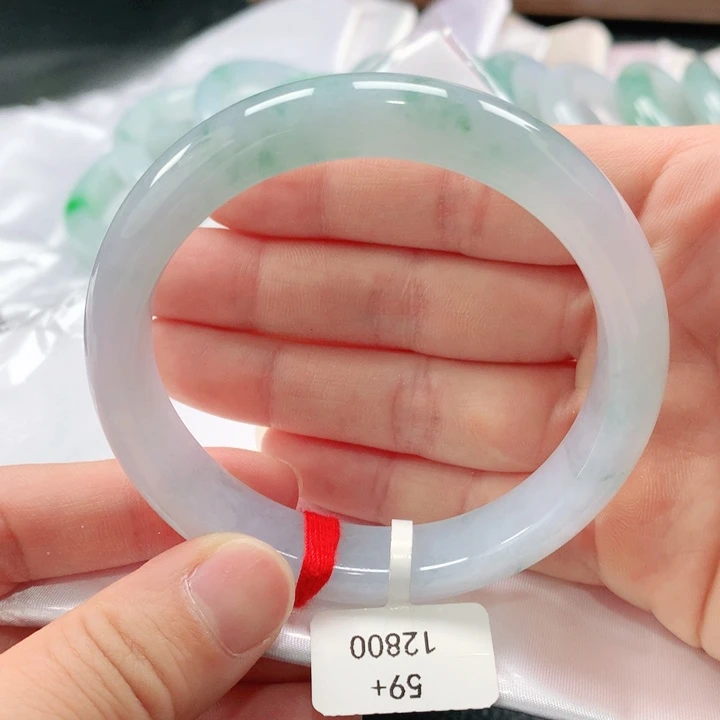 翡翠手镯未镶嵌缅甸A货翡翠手镯