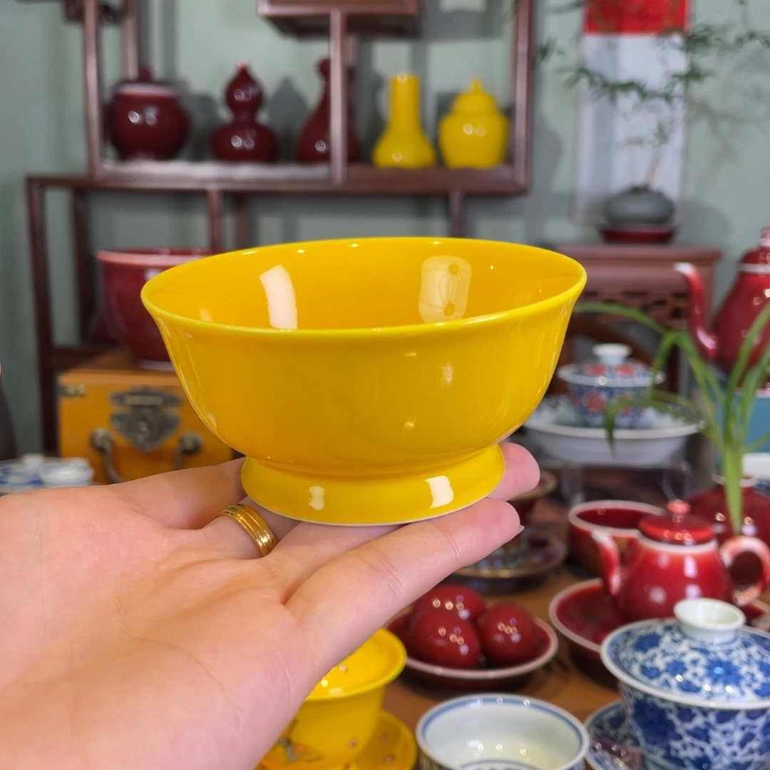 清欢雅玩原矿帝王黄福利杯