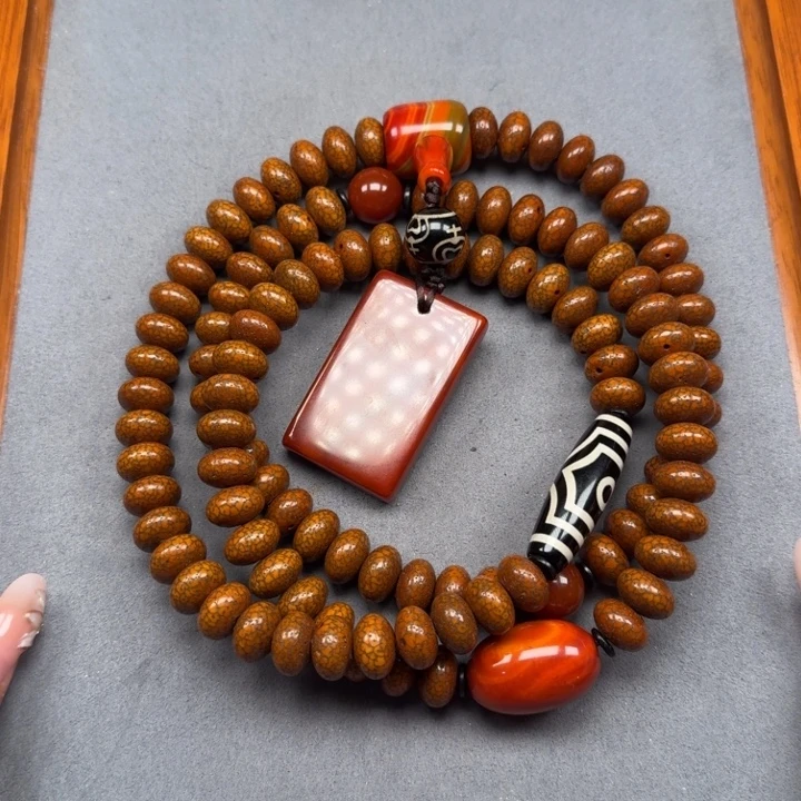 8***⁷星月菩提吊坠星月