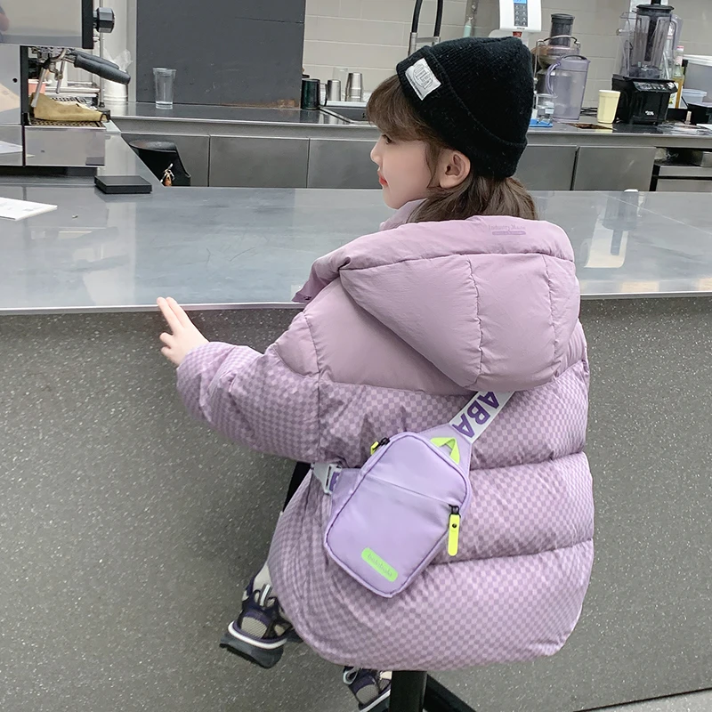 女童棉服冬装2025新款儿童洋气时髦加厚棉袄外套冬季女孩网红棉衣