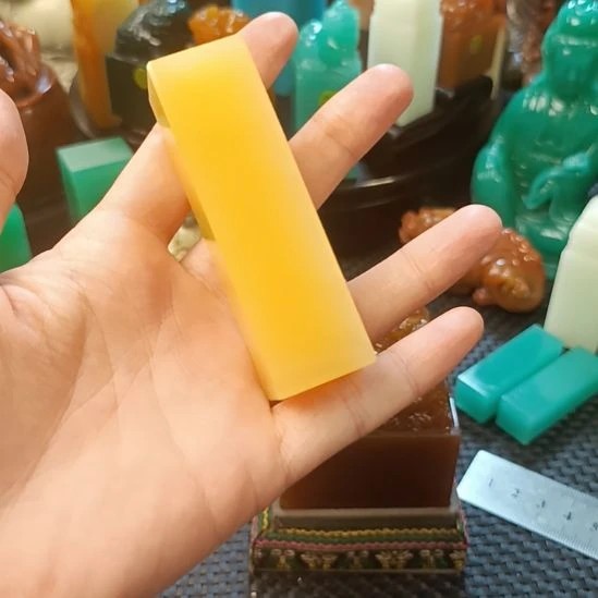 寿山石印石金田黄素章