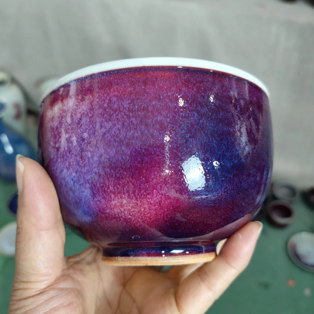 传统手工制作钧瓷手工艺品